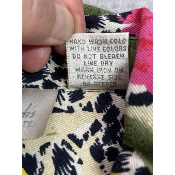 Studio Works‎ Jacket Womens Petite Small Multicolor Floral Animal Print Button - Picture 5 of 9